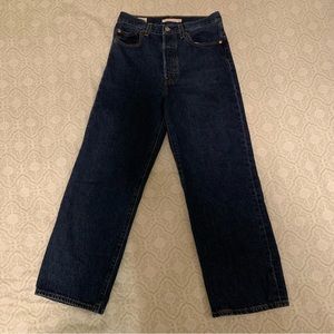 Levis ribcage ankle straight 27